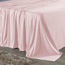 Ver imagem 2 de Jogo de Cama Casal Viúva Nobre 4 Peças Malha 100% Algodão - Rosa / Cinza