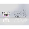 Cortador Panda Rosto Modular Tamanho 6 Cm - 1