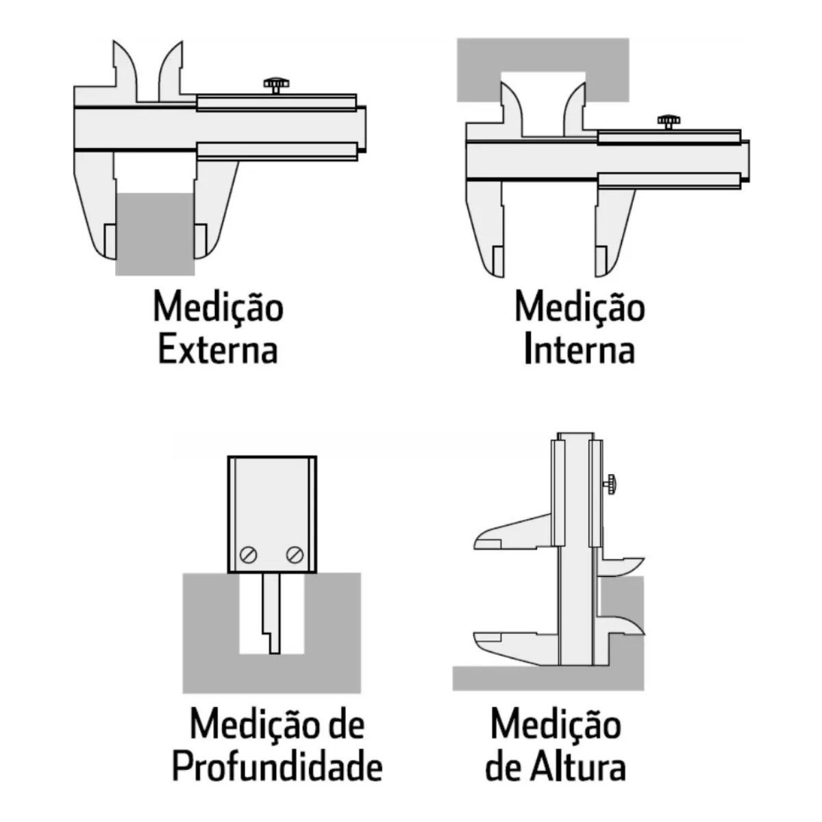 Paquímetro Analógico Universal 150mm Inox Manual com Estojo - 4