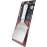 Espátula Cabo Branco Curva Aço Inox Chapeiro Lanche Nº4 - 5