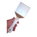 Ver imagem 7 de Espátula Cabo Branco Curva Aço Inox Chapeiro Lanche Nº4