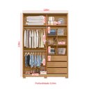 Ver imagem 5 de Guarda Roupa Frizatto c/2 Portas de Correr Flex e 2 Espelhos