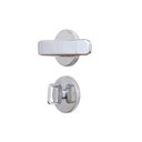 Ver mais imagens de Porta Belíssima 9 Prime Batente Regulável 13-16 Guarnição 5cm Fechadura Wc 62 x 210 Direito Branco Rodam