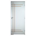Ver imagem 6 de Porta Belíssima 9 Prime Batente Regulável 13-16 Guarnição 5cm Fechadura Wc 62 x 210 Direito Branco Rodam