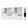 Closet Sevilha 6 Portas Casal Duplo Premium 18 Gavetas Carioca Moveis - 4