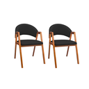 Ver imagem 1 de 2 Cadeiras Sala de Jantar em Madeira Luiza Sintético Ds Home