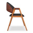 Ver imagem 4 de 2 Cadeiras Sala de Jantar em Madeira Luiza Sintético Ds Home