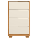 Ver imagem 5 de Cômoda 4 Gavetas para Quarto Sole Carvalho Grife Off White (flex) Móveis Albatroz