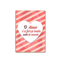 Kit 03 Placas Mdf Eu Amo Você Decoração Quadros 28,7x22 Ar10 - 7