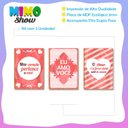 Ver imagem 3 de Kit 03 Placas Mdf Eu Amo Você Decoração Quadros 28,7x22 Ar10