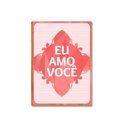 Ver imagem 6 de Kit 03 Placas Mdf Eu Amo Você Decoração Quadros 28,7x22 Ar10