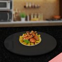 Ver imagem 5 de Prato Giratório Sobrepor Servir Mesa De Jantar Preto 90 Cm