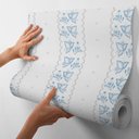 Ver imagem 1 de Papel de Parede Adesivo Infantil Floral Decoração para Quartos - Kit 12 Metros