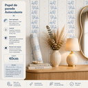 Ver imagem 4 de Papel de Parede Adesivo Infantil Floral Decoração para Quartos - Kit 12 Metros
