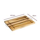 Ver imagem 3 de Tábua de Madeira Teca com Alça para Churrasco - Stolf