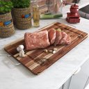 Ver imagem 5 de Tábua de Madeira Teca com Alça para Churrasco - Stolf