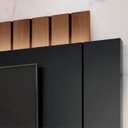 Ver imagem 6 de Painel Tv 70 Pol 219cm Bancada Suspensa Illuna H01 Off/castanho - Mpozenato