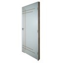 Ver imagem 4 de Porta Belíssima 9 Prime Batente Regulável 16-20 Guarnição 5cm Fechadura Wc 82cm X 210cm Esquerdo