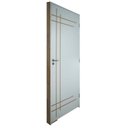 Ver imagem 5 de Porta Belíssima 9 Prime Batente Regulável 16-20 Guarnição 5cm Fechadura Wc 82cm X 210cm Esquerdo