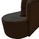 Ver mais imagens de Sofá 3 Lugares Orgânico Curvo Madrid 180cm Bouclé Marrom