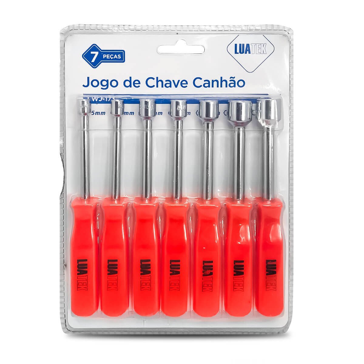 Kit Jogo 7 Chaves Canhão Profissional Resistente 5-12mm - 1