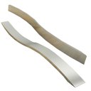 Ver imagem 1 de Puxador Alça para Porta de Passagem 5125 Cromado 1000mm Mital 01 par