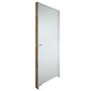 Ver imagem 4 de Porta Lisa Prime Batente Regulável 13-16 Guarnição 5cm Fechadura Wc 82 x 210cm Esquerdo Rodam Branco