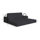 Ver imagem 6 de Sofá Cama À Vácuo 2 Lugares Linha Modular Flip Magic Yescasa