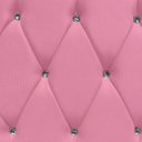 Ver imagem 3 de Conjunto Cabeceira Solteiro e Recamier Baú 90cm Calçadeira Banco Quarto Estofado:suede Rosa