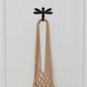 Ver imagem 4 de Kit 3 Ganchos Penduradores Libélula 8x6,5cm Preta Masutti Metal Decorativo de Parede Enfeite Casa