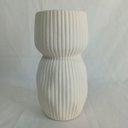Ver imagem 4 de Vaso Decorativo Enfeite Home&co Cerâmica 25x13x13cm Marfim
