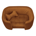 Ver imagem 3 de Poltrona Cama Pet Baby Hanna Estofada Tecido Veludo:cobre