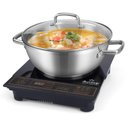 Ver imagem 1 de Duxtop 1800w Fogão Portátil de Indução com Panela Inox de 5,7 Qt Inclusa
