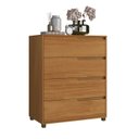 Ver imagem 4 de Cômoda em Mdf com 4 Gavetas 80cm X 104cm X 45cm Monet