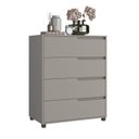 Ver imagem 4 de Cômoda em Mdf com 4 Gavetas 80cm X 104cm X 45cm Monet