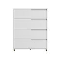 Ver imagem 5 de Cômoda em Mdf com 4 Gavetas 80cm X 104cm X 45cm Monet