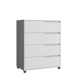 Cômoda em Mdf com 4 Gavetas 80cm X 104cm X 45cm Monet - 2