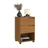 Mesa Cabeceira em Mdf com 2 Gavetas e 1 Nicho da Vinci - 4
