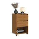 Ver imagem 4 de Mesa Cabeceira em Mdf com 2 Gavetas e 1 Nicho da Vinci