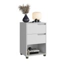 Ver imagem 4 de Mesa Cabeceira em Mdf com 2 Gavetas e 1 Nicho da Vinci