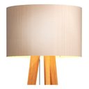 Ver imagem 4 de Luminária de Chão Abajur com Cúpula e Pés de Madeira Mobigu