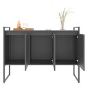 Ver imagem 4 de Buffet Aparador Industrial 3 Portas para Sala de Jantar