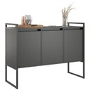 Ver imagem 1 de Buffet Aparador Industrial 3 Portas para Sala de Jantar