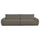 Ver imagem 2 de Sofá Living 5 Lugares Chenille Marrom Tec.2304 Murale 280cm Yescasa
