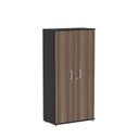 Ver imagem 3 de Armário Alto 02 Portas Pivotante AA1600MX-31 Preto/Walnut