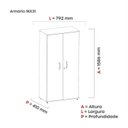 Ver imagem 6 de Armário Alto 02 Portas Pivotante Aa1600mx-31