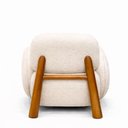 Ver mais imagens de Kit 2 Poltronas Decorativas Maysa Bouclé Off White - Sallar Home