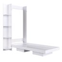 Ver imagem 4 de Cama Solteiro Juvenil Articulável Vertical com Estante 80 Vancouver Branco