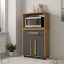 Ver imagem 2 de Balcão Multiuso Para Micro-ondas ou Forno 74cm Toronto RV Móveis Cinamomo/Grafite