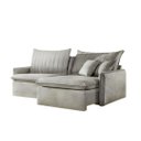 Ver imagem 7 de Sofá-cama Retrátil e Reclinável 220cm Madri - Movenzo Estofados